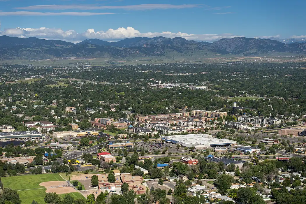 A view of Aerial image of Arvada, Colorado