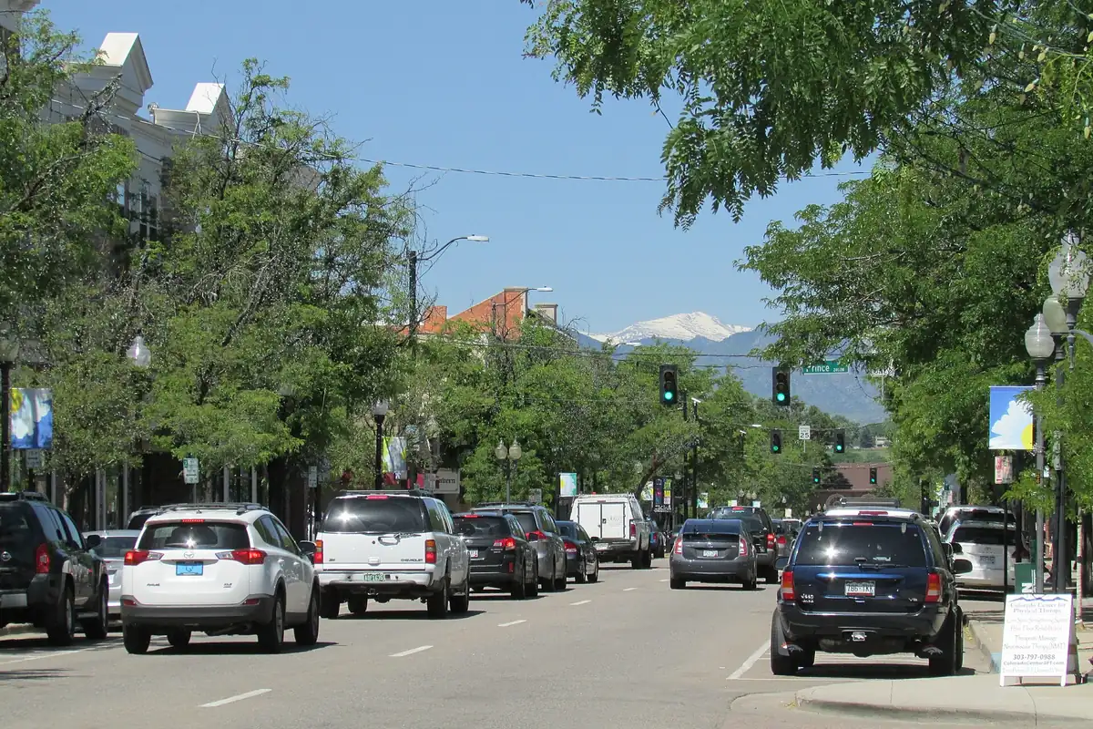 Main Street Historic District in Littleton, Colorado