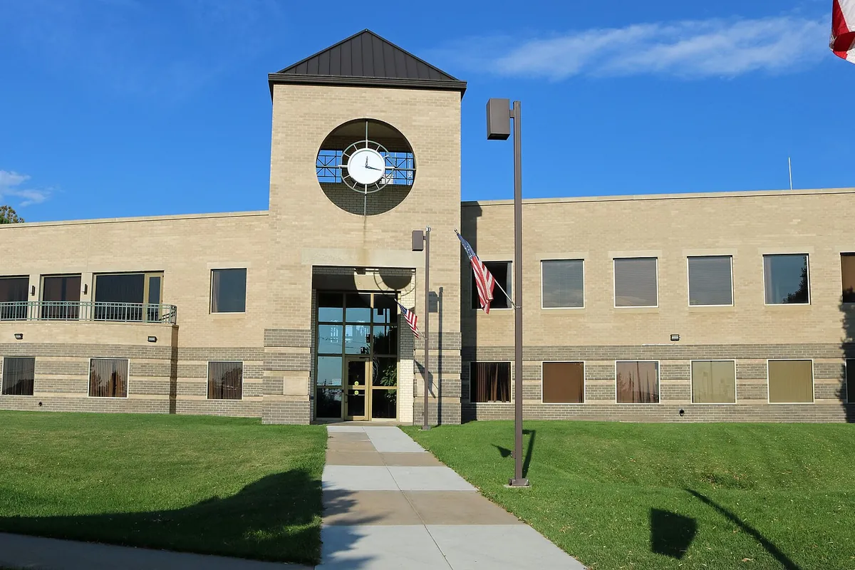 Sheridan City Hall on South Federal Boulevard in Sheridan, Colorado